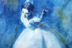 68x101 голубая танцовщица