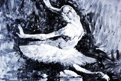 умирающий лебедь пвх эмаль 1